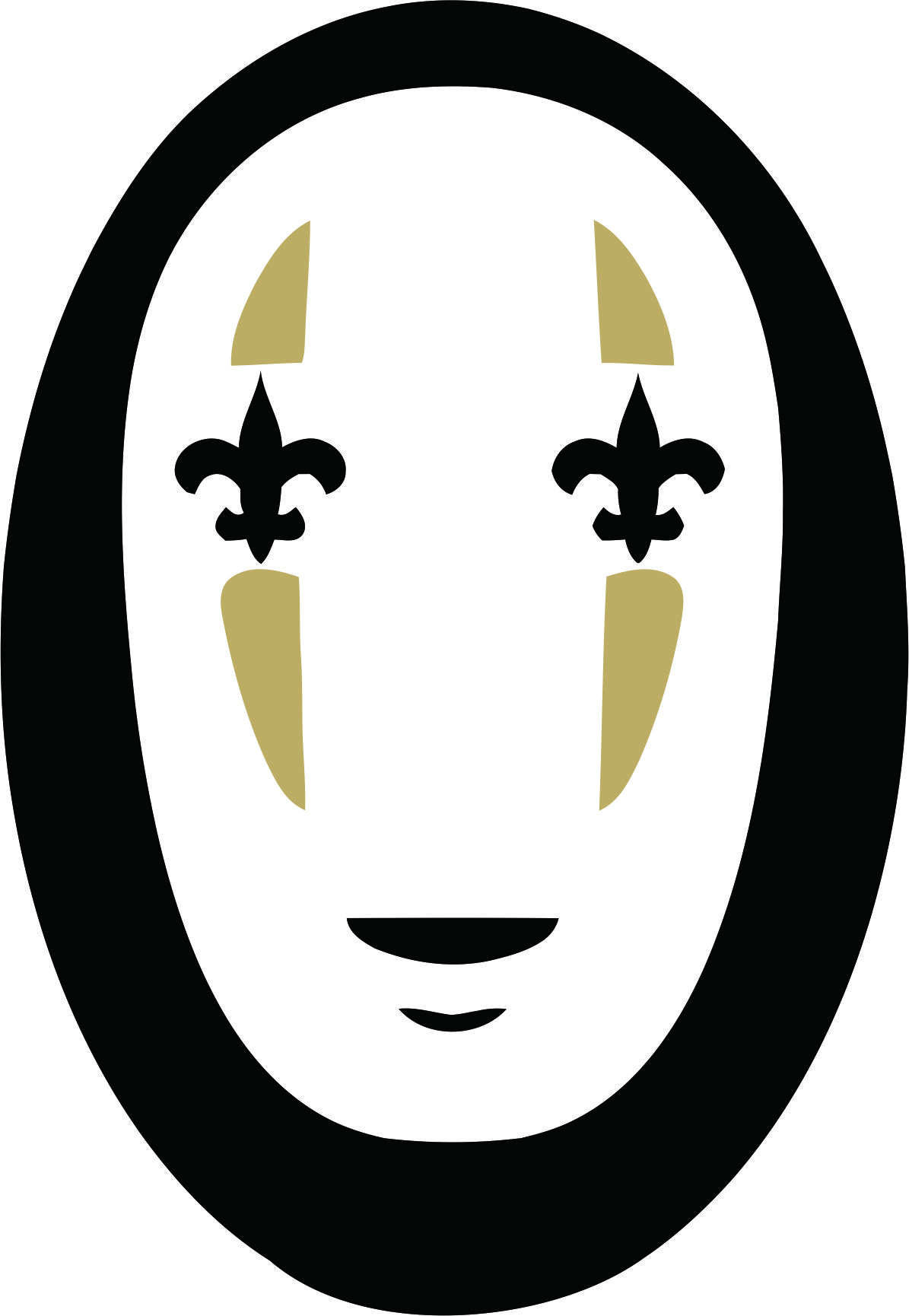 New Orleans Saints Anime Logo DIY iron on transfer (heat transfer)